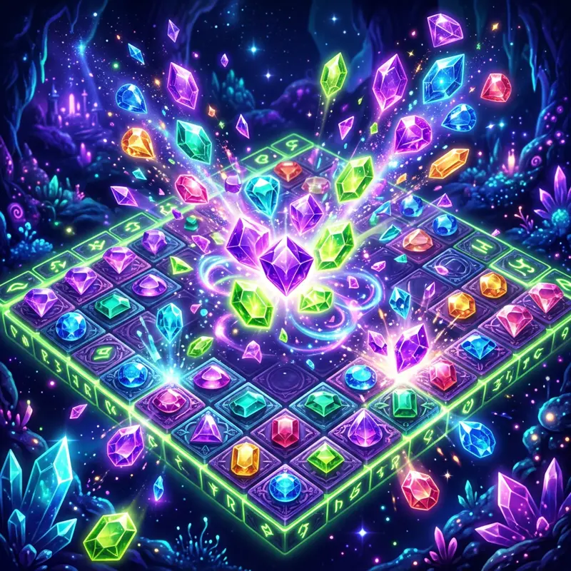 Crystal Cascade key art